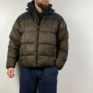 Vintage Nike Down Big Swoosh Jacket Puffer 90s Y2K Mens Large - Bild 1 von 14