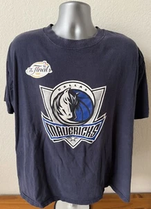 Vtg 2006 Dirk Nowitzki T Shirt Dallas Mavericks NBA The Finals Men’s XL Boxy - Picture 1 of 8