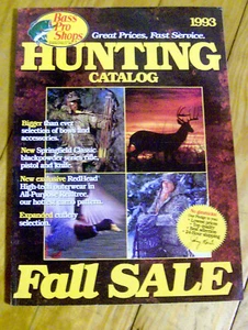 vintage 1993 BASS PRO SHOPS Fall Hunting Catalog BOWS blackpowder guns rifles - Picture 1 of 2