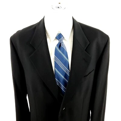 Blazer Joseph & Feiss International Lana 3 Botones Plateados 40L Negro Foto 1 de 4