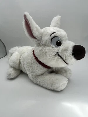 Antiguo Disney PERNO Blanco Acostado Cachorro Perro Peluche Peluche 12" + Cola Foto 1 de 4