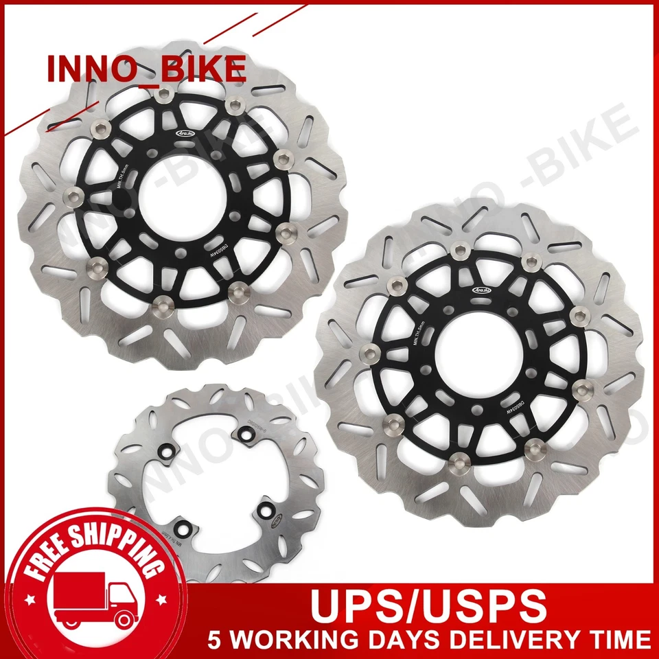 Rotores de freno delanteros traseros para Kawasaki Versys 650 2007-2014 ER-6N ER-6F 2006-2016 Foto 1 de 2