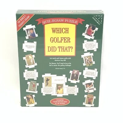 Which Golfer Did That Trivia Quiz Jigsaw Puzzle 252 Pieces Bonus Poster New 6469 - Image 1 of 4