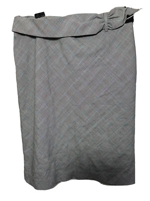 Юбка-карандаш Dana Buchman шерстяная гленовая клетчатая женская размер 16 - Изображение 1 из 3