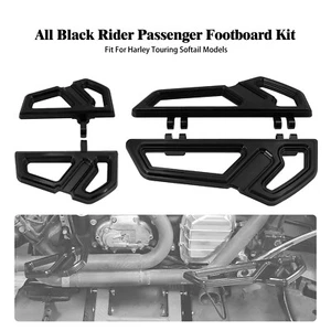 Black Empire Driver Passenger Floorboards For Harley Road Electra Glide 86-2025 - Picture 1 of 17