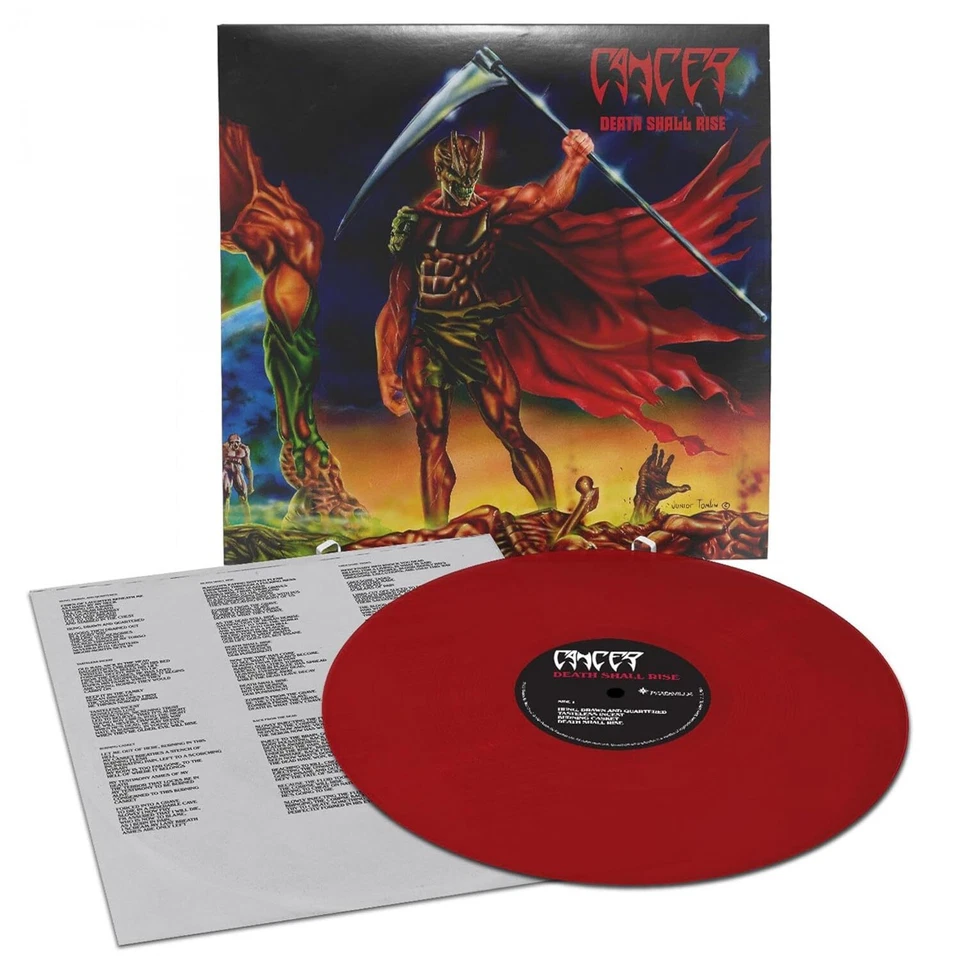 CANCER - DEATH SHALL RISE (LIMITED 180G RED VINYL)   VINYL LP NEUF - Photo 1/1