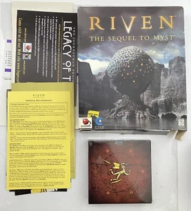 Riven The Sequel To Myst (PC/Mac CD-ROM) Extremely Rare SEALED EXAMPLE - Picture 1 of 9