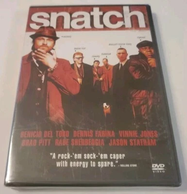 Snatch (DVD, 2000) Brad Pitt Jason Statham Guy Ritchie Boxing SEALED NEW - Image 1 of 2