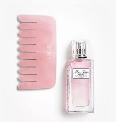 Dior 2 Pc Miss Dior VIP Gift Set Hair Mist & Rose Quartz Comb *New/sealed - Image 1 of 4