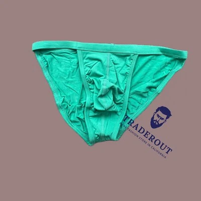 2(X)ist 2xist men green ultra soft french bikini brief underwear size S M L - Image 1 of 4