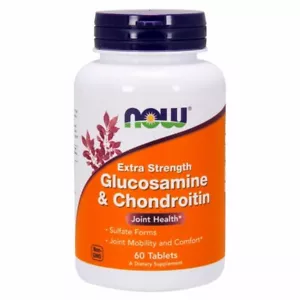 Glucosamina & Condroitina Solfato Extra Forza 60 Pillole Da Now Foods - Foto 1 di 1