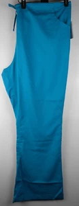 Carhartt Flare Leg Scrub Pant Women Drawstring Elastic Waist NEW 3XL TEAL - Picture 1 of 8