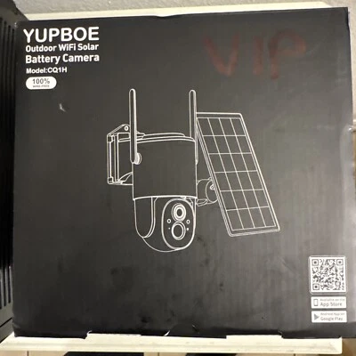 Yupboe Outdoor WiFi Solar Battery camera.  New With box - Image 1 of 2