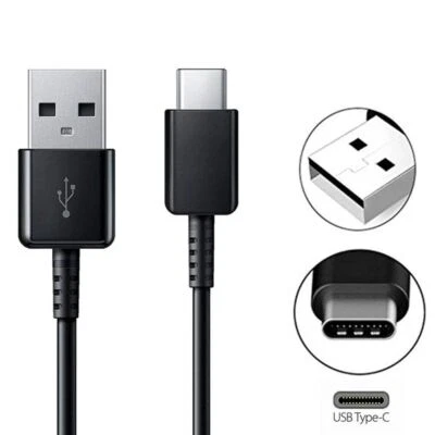 USB-C Lead  Type C Charging Fast Charger Phone Cable USB to Type C 1M - Image 1 of 2