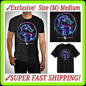 🥶 MORTAL KOMBAT FROZEN DRAGON T-Shirt Men's Size (M) Medium 🆕 BRAND NEW w/TAGS - Picture 1 of 7