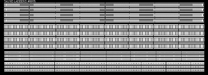 TM400/05 TAURO MODEL LINE  FOTOINCISIONI - SCALETTE A PIOLI (LADDERS)  - Immagine 1 di 1