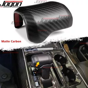 Raptor R Matte Carbon Fiber Gear Shifter Head Cover For Ford F150 Raptor 2021-25 - Picture 1 of 12