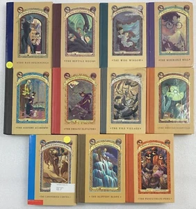 A Series of Unfortunate Events Lemony Snicket 11 Book Set 1-10, 12 (9 HC, 2 PB) - Picture 1 of 22