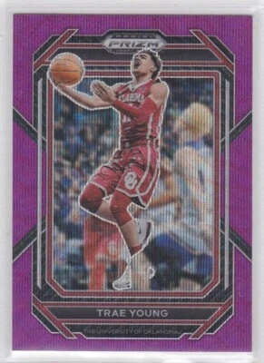 Trae Young [Purple Wave] #54 2023 Panini Prizm Draft Picks - Image 1 of 2