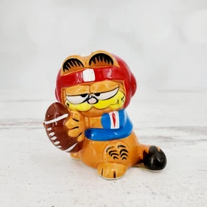 Figura de cerámica vintage Enesco Garfield El gato con fútbol 2,5" - Imagen 1 de 6