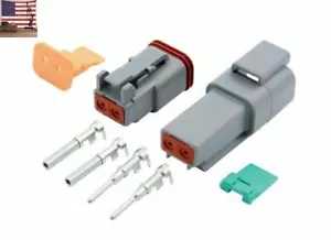 2 pines Deutsch DT04-2P DT06-2S conector eléctrico impermeable - Imagen 1 de 9