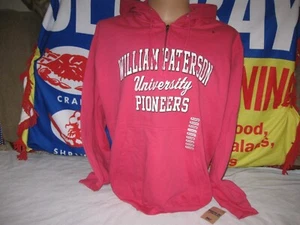 WILLIAM PATERSON University Pioneers Hoodie Sweatshirt New Adult XL PINK WPUNJ - Picture 1 of 4