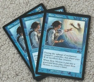 MTG 3 Slow Motion URZA'S Legacy NM BLUE Magic the Gathering 3x x3 - Picture 1 of 1