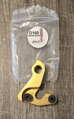 Colgador de desviador dorado compatible Mondraker Podium Foxy Dune Factor D160 Pilo Foto 1 de 3