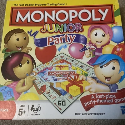 Monopoly Junior Party Board Game Age 5+ Family Kids - Image 1 of 4