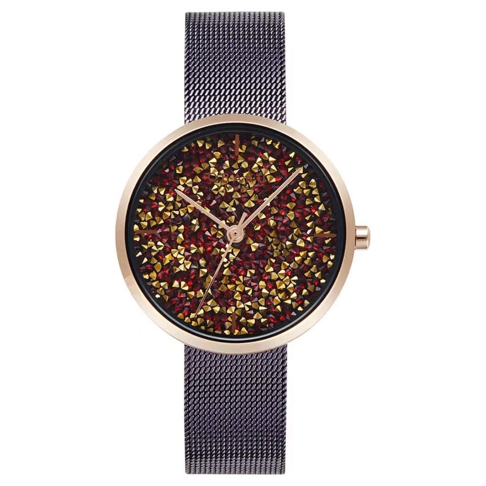 Obaku Women's Glimmer Multicolor Dial Watch - V289LHVNMN - Image 1 of 1