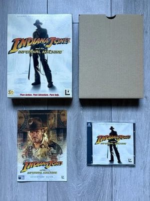 Indiana Jones And The Infernal Machine Big Box Vintage PC Game 2 Disc Lucas Arts - Image 1 of 4