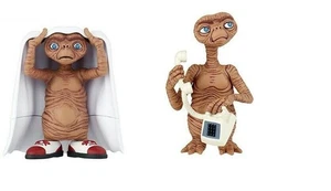 E.T. Gashapon TOMY Japón Pareja 2 Figuras Colección ******** Y MANTA - Imagen 1 de 2