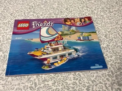 LEGO Friends 41317 Instruction Manual Book Only – Sunshine Catamaran - Image 1 of 4