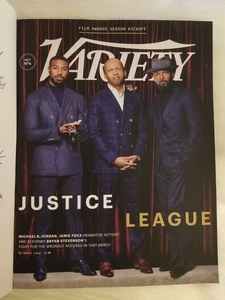 VARIETY MAGAZINE OCTOBER 2019 JUST MERCY JAMIE FOXX MICHAEL B JORDAN FILM AWARDS - Imagen 1 de 18