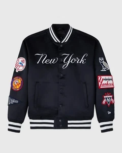 New York Yankees x OVO October's Very Own MLB Varsity Jacket - Size XL - NWT - Picture 1 of 12