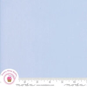 Moda BELLA SOLID 9900 63 Light Blue Quilt Fabric MASK Material - Picture 1 of 6
