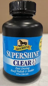Esmalte y sellador de cascos de secado rápido Absorbine SuperShine 8 OZ Transparente - Imagen 1 de 3