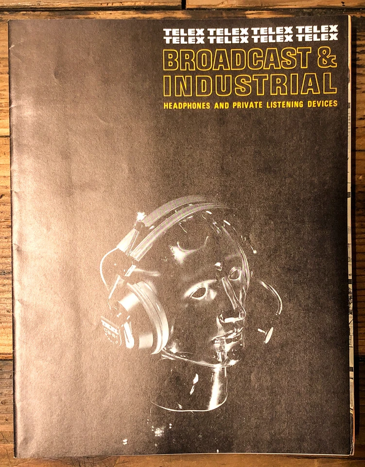 Auriculares Telex Series 1325 1320 CS-78 -90 -75 -61 10pg Folleto del distribuidor *Original* Foto 1 de 1