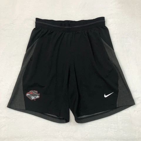 Nike Dri-Fit UNLV Rebels Logo Black Basketball Activewear Athletic Shorts Mens M Cover