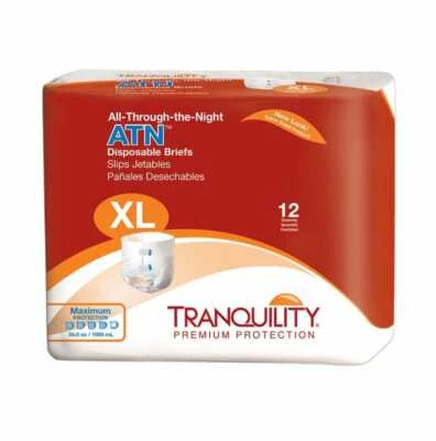 Tranquility ATN (All-Through-the-Night) Brief X-Large 56"" - 64"" - Estuche de 72 Foto 1 de 2