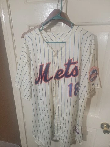 Darryl Strawberry #18 New York Mets Gray Cool Base Jersey Size XXL.    Ct115 Cover