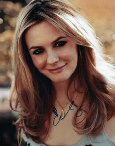 Alicia Silverstone signiert 8x10 Fotobild mit Coa toll aussehend signiert - Bild 1 von 1
