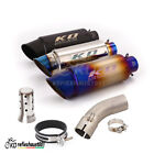 For Kawasaki ZX4R ZX4RR 2023 Mid Connect Pipe Slip On System Exhaust Muffler Tip