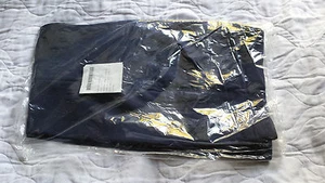 (2 PAIR) US AIR FORCE MEN'S TROUSERS, POLY/WOOL TROPICAL BLUE 1608 30R - Picture 1 of 4