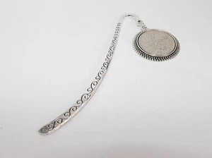 Lucky Sixpence Compleanno/Anniversario Moneta Cerchio Segnalibro 1953 - - Picture 1 of 1