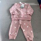 H&M girls joggers & sweatshirt outfit age 4-6 months