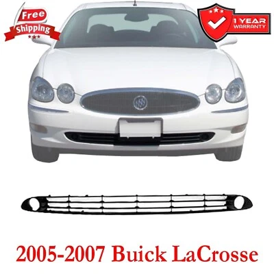 Bumper Grille 2005-2007 Buick Lacrosse Front Black Plastic GM1036147 Foto 1 de 4