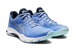 Women's ASICS Netburner Ballistic Netball Trainers Blue New Size 7.5 - Picture 1 of 12
