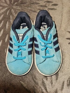 Adidas Classic Leather Campus Blue for Toddler Sneaker Shoes Size 5K - Picture 1 of 6