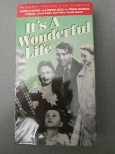 Frank Capra's It's a Wonderful Life VHS Original 1946 Black & White New SEALED - Picture 1 of 5